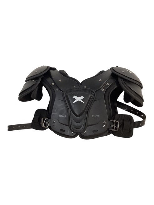 Vist Large View of Product Image Which is Used Xenith FLYTE FB Shoulder Pads Black SM