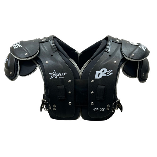 Vist Large View of Product Image Which is Used Douglas D2 19-20 FB Shoulder Pads Black LG