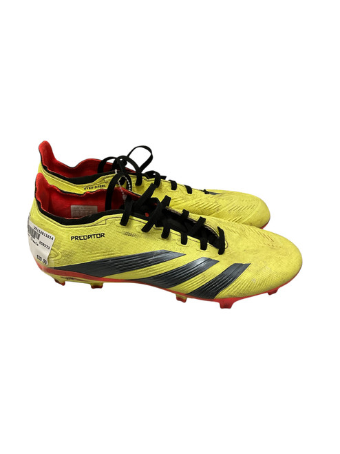 Vist Large View of Product Image Which is Used Adidas Soccer Cleats Optic Yellow Senior 7.5