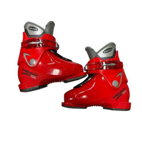Vist Large View of Product Image Which is Used Head CARVE HT1 Boys DH Ski Boot Red 185 MP - Y12