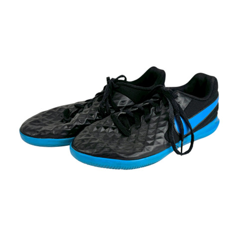 Vist Large View of Product Image Which is Used Nike TIEMPO Indoor Soccer Shoes Black Junior 04.5
