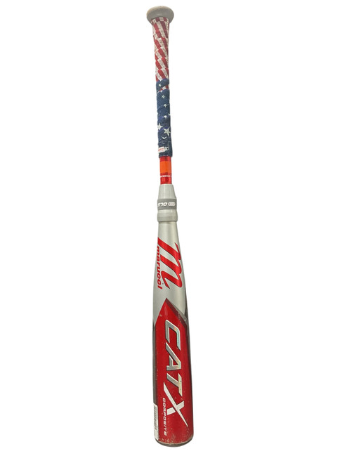 Vist Large View of Product Image Which is Used Marucci CAT X COMPOSITE BB/SB USSSA 2 3/4 Bat 29"
