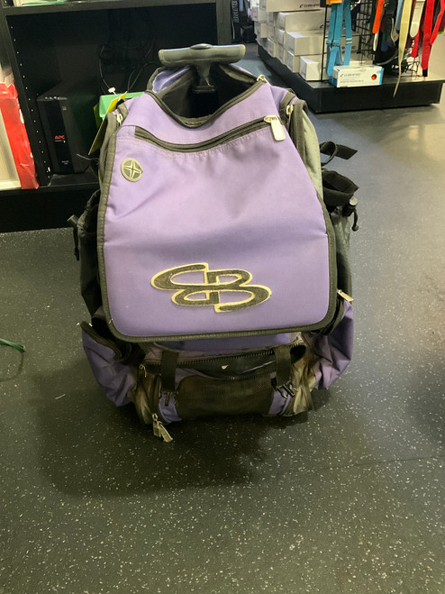 Vist Large View of Product Image Which is Used BoomBah BOOMBAH BB BAG ROLLER BB/SB Player Wheeled Bag Purple