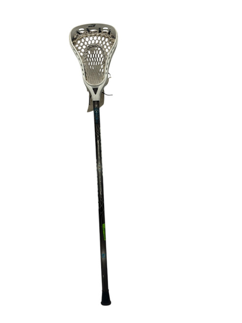 Vist Large View of Product Image Which is Used Warrior VILLAIN Men's Complete Lacrosse Stick w/ Brine Vapor Head 40.5"
