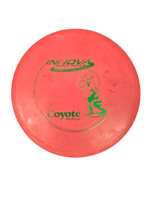 Vist Large View of Product Image Which is Used Innova COYOTE DX Disc Golf Mid Range Red