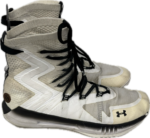 Vist Large View of Product Image Which is Used Under Armour HIGHLIGHT ACE 2.0 Wrestling Shoes White Senior 10