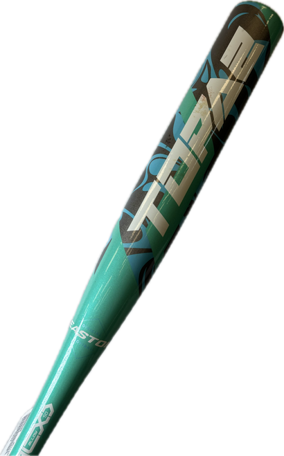 Vist Large View of Product Image Which is Used Easton TOPAZ BB/SB Slowpitch Bat Teal 29"