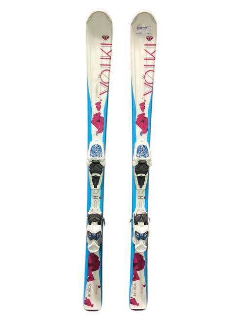 Vist Large View of Product Image Which is Used Volkl CHICA Girls DH Ski/Binding None 120 cm