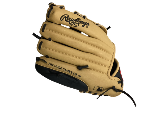 Vist Large View of Product Image Which is Used Rawlings PLAYER SERIES BB/SB Glove RH Throw Brown 11 1/2"