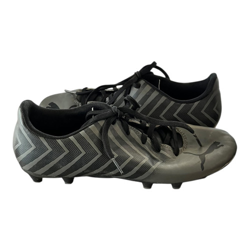 Vist Large View of Product Image Which is Used Puma Soccer Cleats Grey Junior 04.5