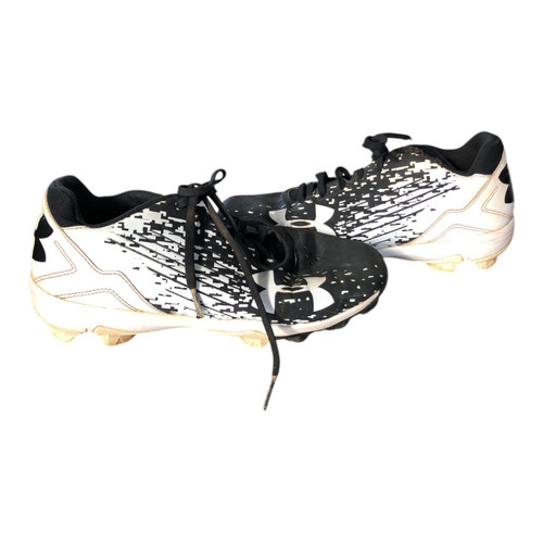 Vist Large View of Product Image Which is Used Under Armour BASEBALL CLEATS BB/SB Cleats Black Junior 04.5