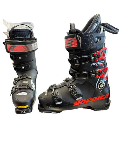 Vist Large View of Product Image Which is New Nordica PRO MACHINE 130 Mens DH Ski Boots 270 MP