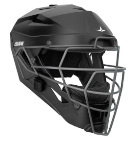 Vist Large View of Product Image Which is MVP-Pro™ Catcher's  Helmet - Black