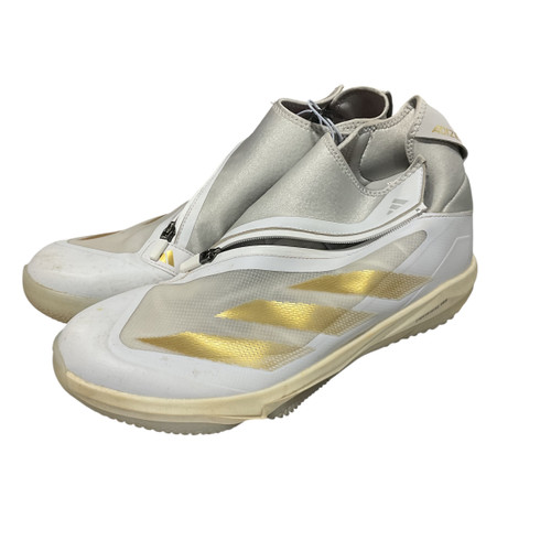 Vist Large View of Product Image Which is Used Adidas LIGHTSTRIKE PRO TURF BB/SB Cleats White Senior 12.5