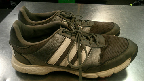 Vist Large View of Product Image Which is Used Adidas Mens Golf Shoes Grey Senior 13