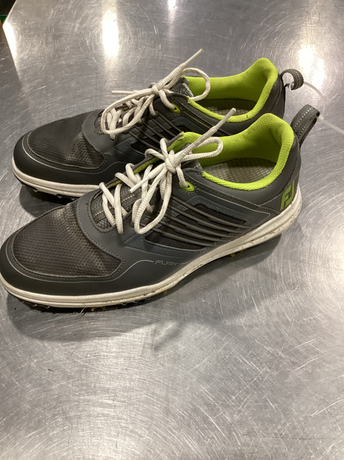 Vist Large View of Product Image Which is Used Foot Joy Mens Golf Shoes Grey Senior 9