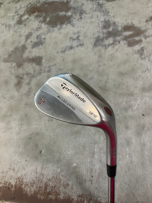 Vist Large View of Product Image Which is Used Taylormade MILLED GRIND Golf Wedge Mens RH 60 Degree