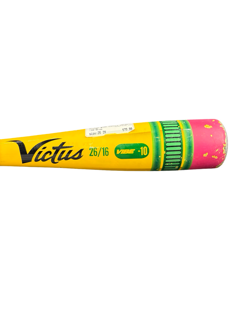 Vist Large View of Product Image Which is Used Victus VIBE Pencil Bat USA 26/16