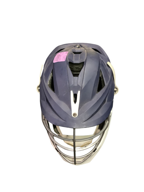 Vist Large View of Product Image Which is Used Cascade XRS PRO Lacrosse Helmet Navy Blue Fits all