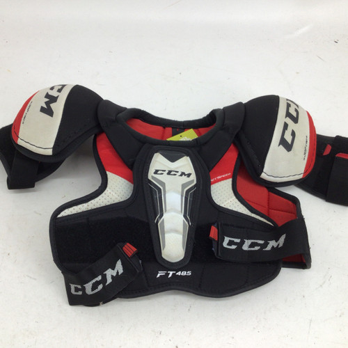 Vist Large View of Product Image Which is Used CCM FT485 JR LG SHOULDER PADS Junior Shoulder Pads LG