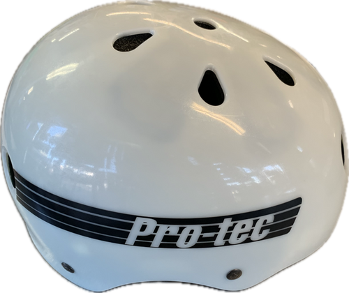 Vist Large View of Product Image Which is Used Pro-Tec WHITE Bike Helmet White LG