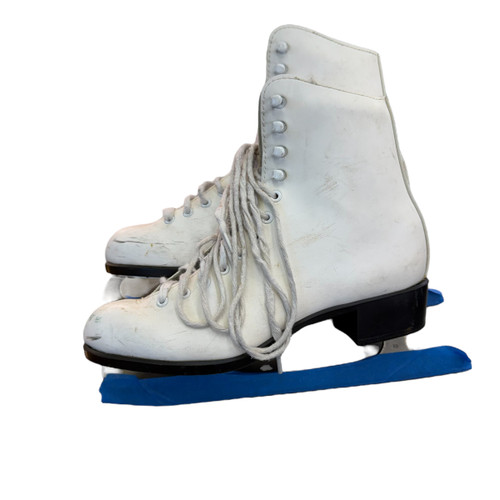 Vist Large View of Product Image Which is Used CCM CHAMPION DELUXE WomensFigure Skate White Senior 8