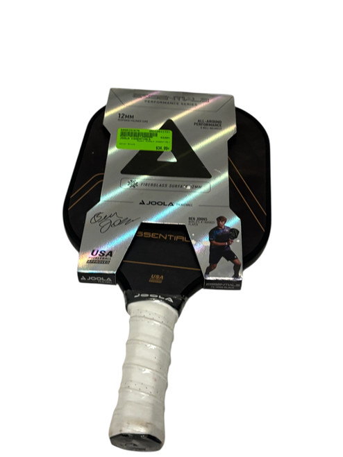 Vist Large View of Product Image Which is New JOOLA ESSENTIALS 12mm Pickleball Paddle Black