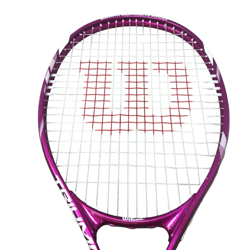 Vist Large View of Product Image Which is Used Wilson TRIUMPH Womens Tennis Racquet Purple 4 1/4"