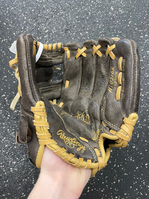 Vist Large View of Product Image Which is Used Rawlings H105IBR BB/SB Glove RH Throw Brown 10 1/2"