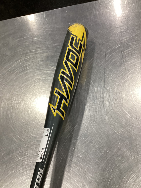 Vist Large View of Product Image Which is Used Easton HAVOC BB/SB USA 2 1/4 Bat 27"