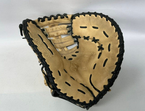 Vist Large View of Product Image Which is Used Rawlings GG ELITE BB/SB First Base RH Throw Tan 13"