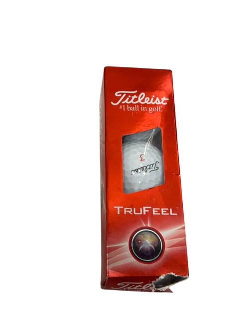 Vist Large View of Product Image Which is New Titleist TRUFEEL - 3 Ball - Golf Ball Sleeve