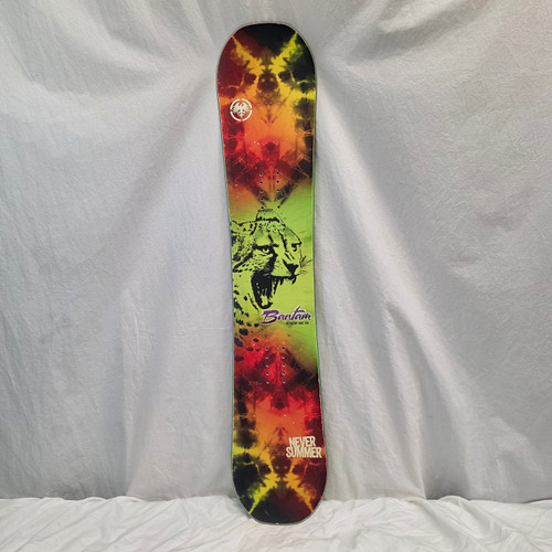 Vist Large View of Product Image Which is Used Never Summer BANTOM Boys Snowboard Only White 119 cm