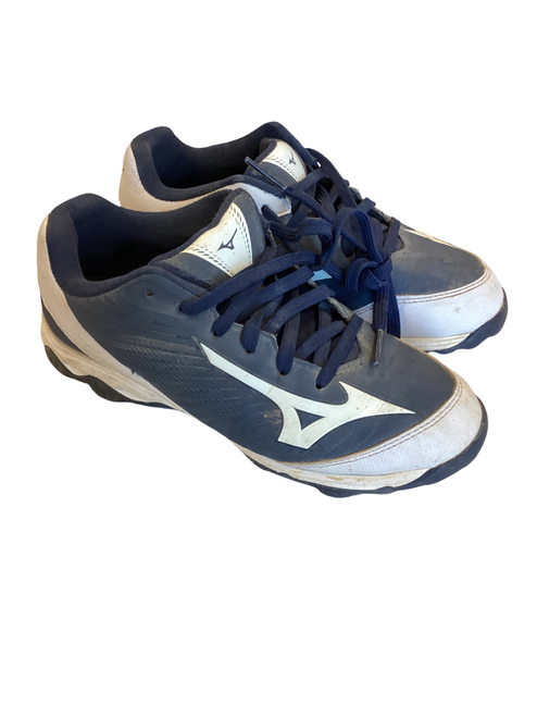 Vist Large View of Product Image Which is Used Mizuno BB/SB Cleats White Junior 04