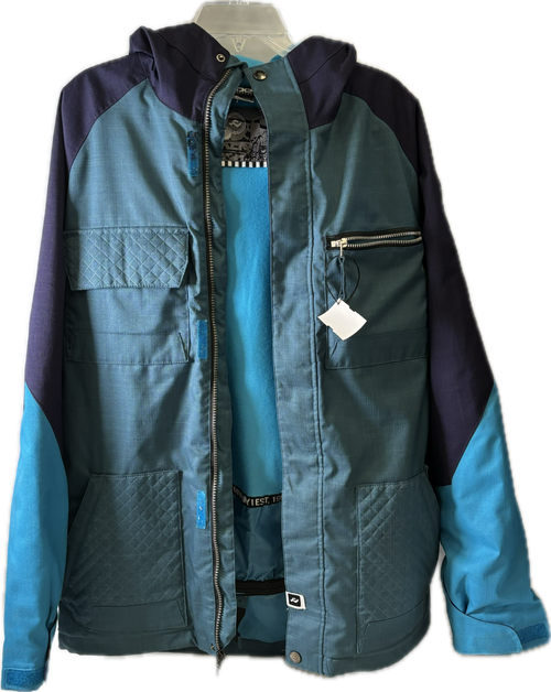 Vist Large View of Product Image Which is Used Ride Outerwear Heavy Jacket M Teal SM