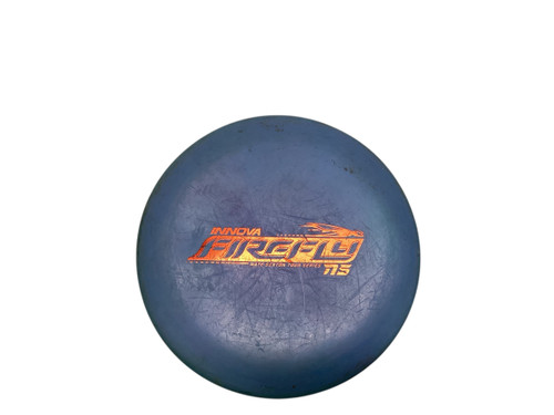 Vist Large View of Product Image Which is Used Innova FIREFLY Disc Golf Putter Carolina Blue