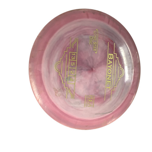 Vist Large View of Product Image Which is Used Lone Star Disc BAYONET Disc Golf Driver Pink