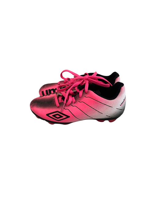 Vist Large View of Product Image Which is Used Umbro Yth 12 Soccer Cleats Pink 