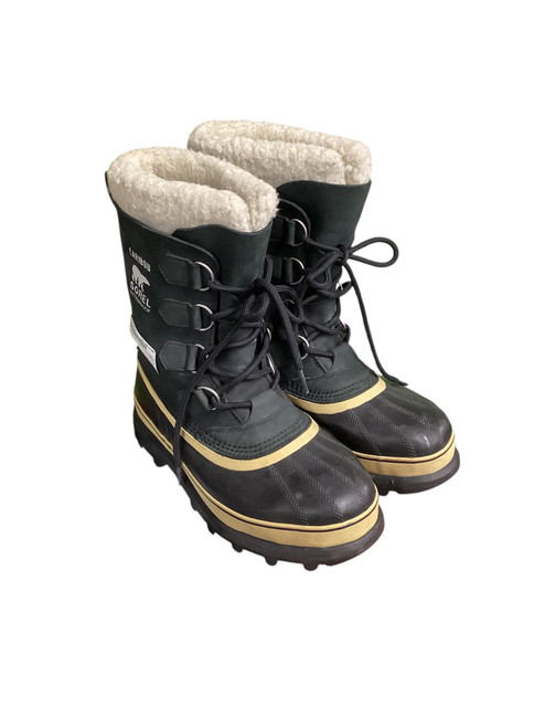 Vist Large View of Product Image Which is Used Sorel Caribou Snow Boots Size 10