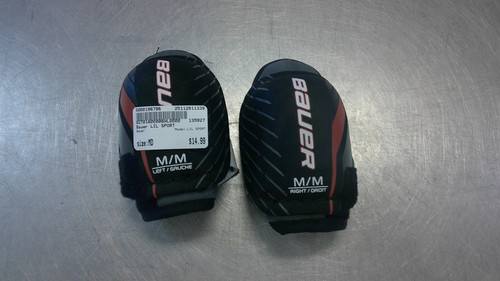 Vist Large View of Product Image Which is Used Bauer LIL SPORT Youth Elbow Pads MD