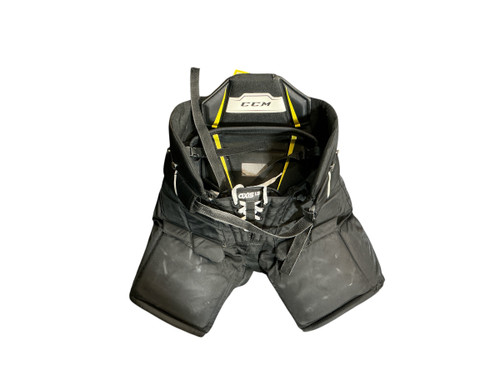 Vist Large View of Product Image Which is Used CCM AXIS 1.5 Junior Goalie Pant Black MD