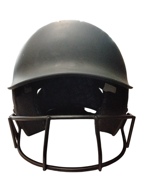 Vist Large View of Product Image Which is Used Champro HXFP Batting Helmet w/Mask Black MD