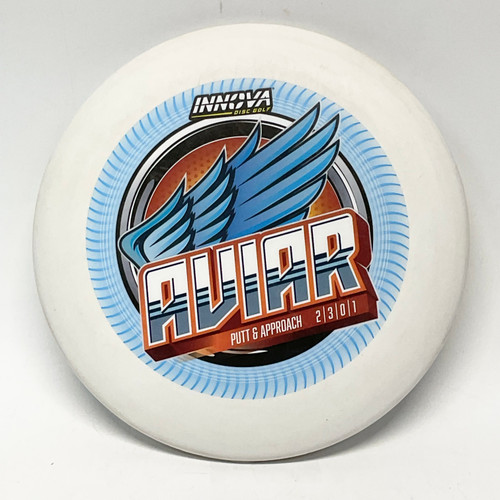 Vist Large View of Product Image Which is Used Innova AVIAR Disc Golf Putter White 150g