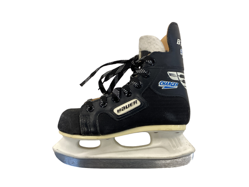 Vist Large View of Product Image Which is Used Bauer CHARGER Youth Hockey Skate Youth 12.0