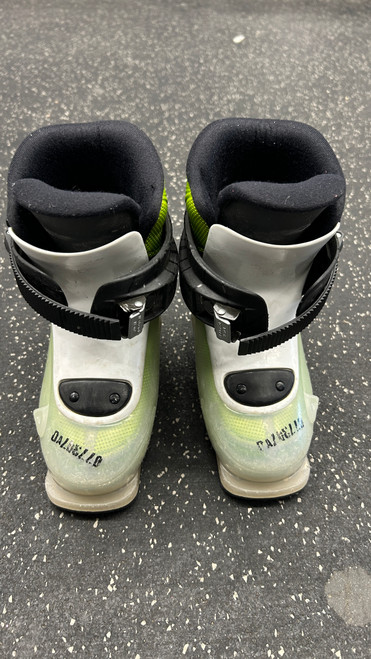 Vist Large View of Product Image Which is Used Dalbello MENACE Boys DH Ski Boot Green 175 MP - Y11