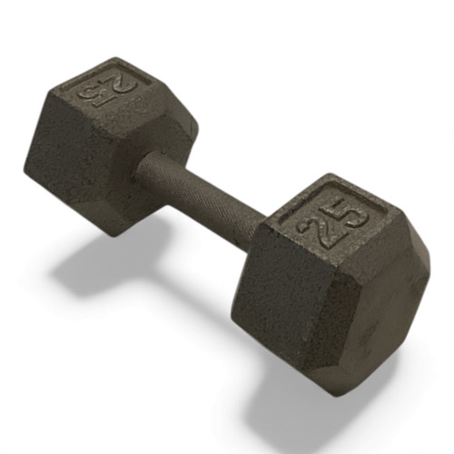 Vist Large View of Product Image Which is Hex Dumbbell 25 lb
