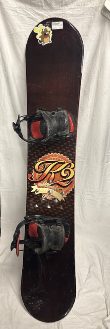 Vist Large View of Product Image Which is Used K2 ILLUSION Mens Board/Bindings Wine Red 162 cm
