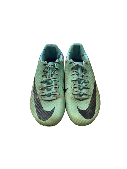 Vist Large View of Product Image Which is Used Nike Soccer Cleats Teal Senior 6.5