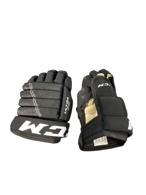 Vist Large View of Product Image Which is Used CCM ULTRA 2.0 Youth Gloves Black 9"