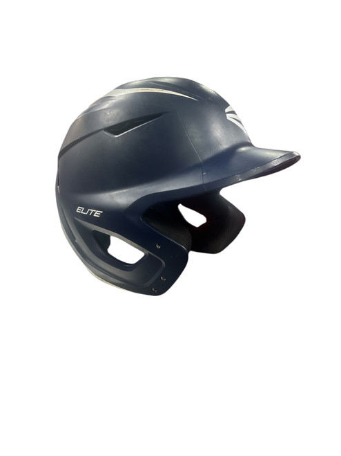 Vist Large View of Product Image Which is Used Easton ELITE X Batting Helmet No Mask Navy Blue LG